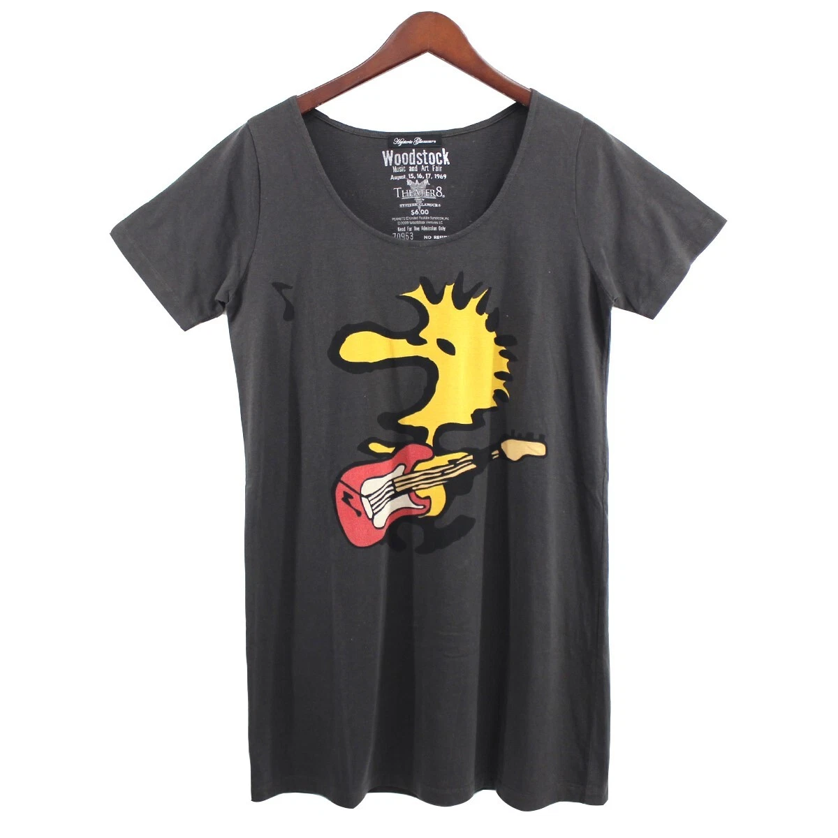 Used HYSTERIC GLAMOUR Theater 8 Woodstock T-Shirt Gray Size Free