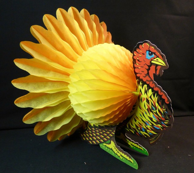Vintage Beistle Thanksgiving Tom Turkey Tissue