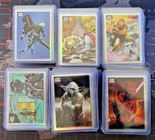 2023 Topps Chrome Star Wars Galaxy COMPLETE YOUR SET Refractor #1-100 YOU PICK!
