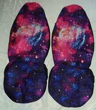 2 Pc Bucket Seat Covers Universe Star Space Car Purples Pinks Blues 2 Pc Bucket Seat Covers Universe Star Space Car Purples Pinks Blues