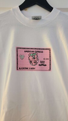 BLACKPINK VERDY CC AMEX EXCLUSIVE Tシャツ L Blackpink Verdy Cc Amex Exclusive T-Shirt L | eBay