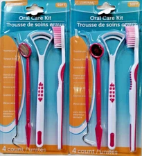 ORAL CARE KIT (SET) HOUSEHOLD, TRAVEL, WORK,  AFTER MEALS. SOFT (A SET= 2 ITEMS)