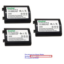 Kastar Fully Decoded Battery Replace for Nikon EN-EL4 EN-EL4a Nikon Camera D2H