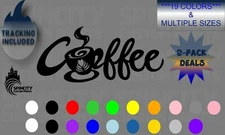 Coffee Home Vinyl Decal Graphic Window Laptop Wall Furniture Car Sticker NEW