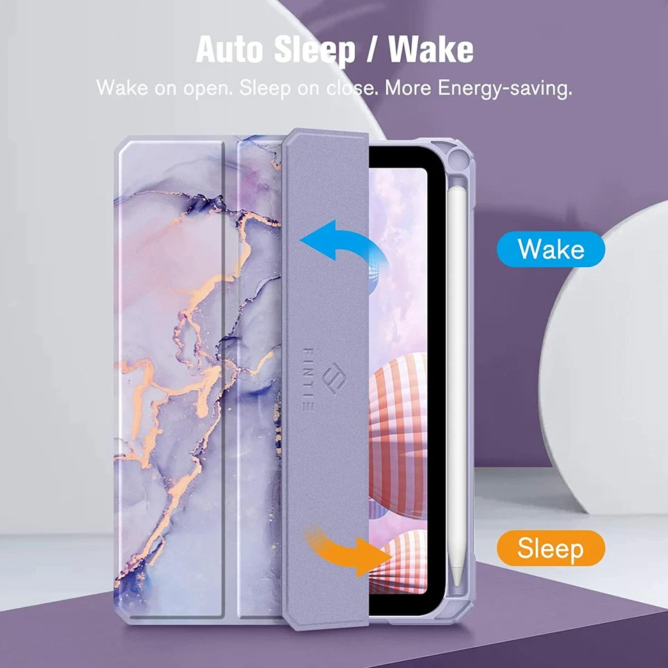 Hybrid Slim Case for iPad Mini 7 (A17 Pro) 2024 / iPad Mini 6 2021 Clear Cover - Image 3 of 4