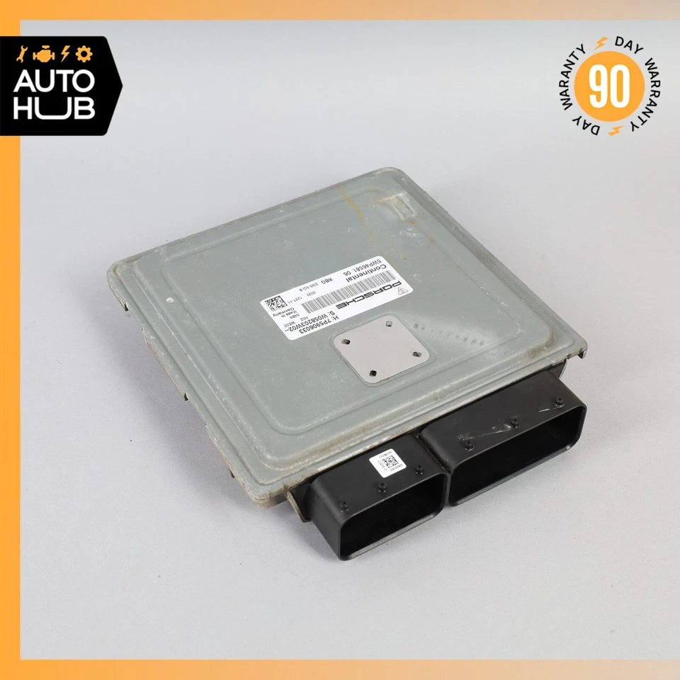 11-14 Porsche Cayenne Turbo 958 4.8L Engine Control Module ECU OEM - Image 2 of 4