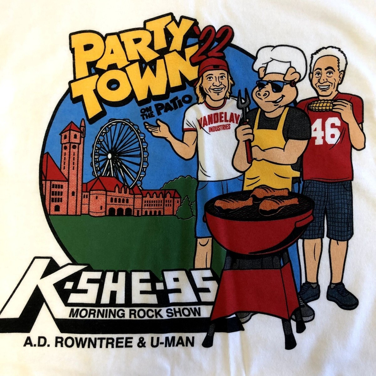 Vtg Party Town On The Patio KSHE 95 Real ROCK Radio Station