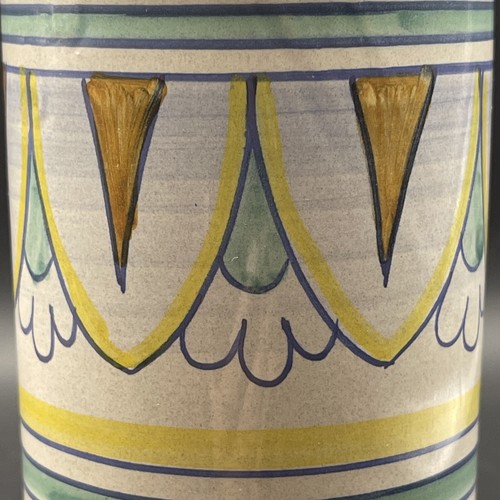 Dip. A Mano Pottery Vase Hand Painted made in Italy Signed by Artist - Picture 5 of 9