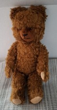 Sonneberger Teddy, ca 62 cm groß, aus den 1950er Jahren oder älter.