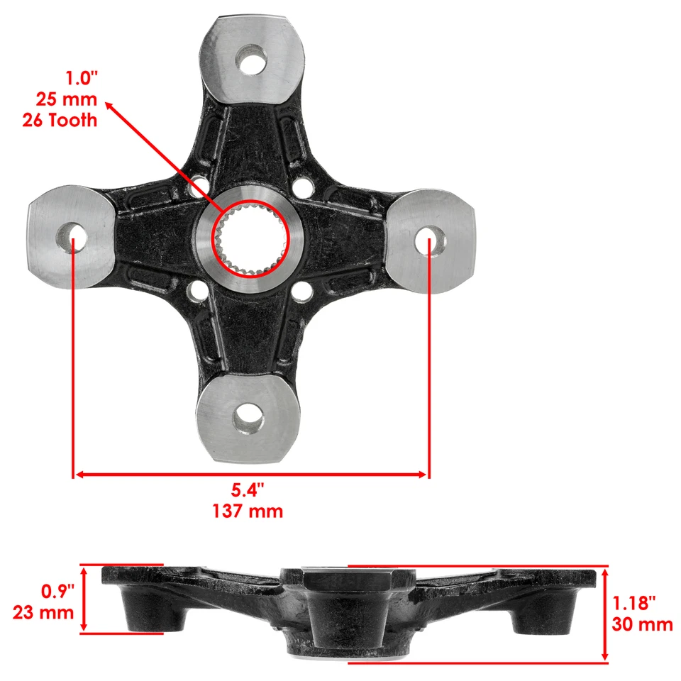 2 Front or Rear Wheel Hub for Can-Am Renegade 570 650 / Renegade 850 EFI 2016-20 - Image 2 of 4