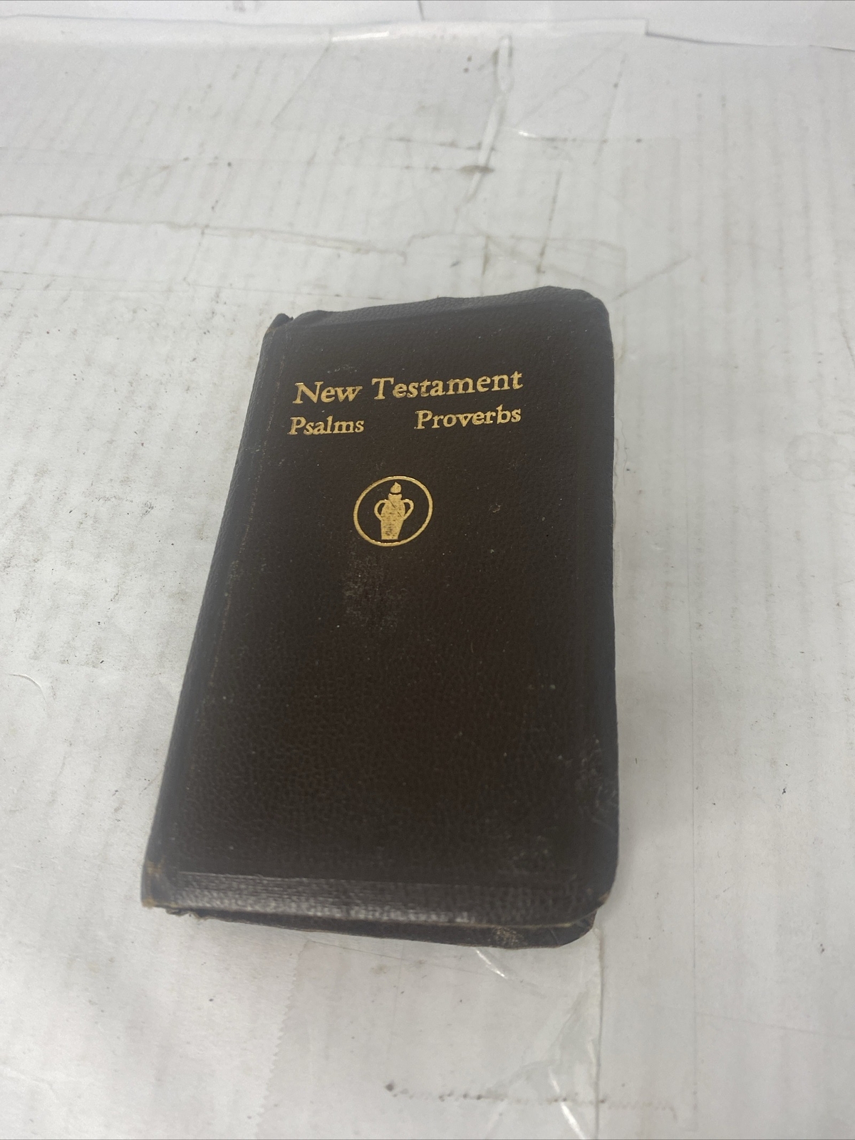 Vintage 1941 WWII Gideons New Testament Psalms Proverbs Bible Vest