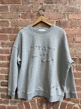 JW Anderson Men’s Sweatshirt, Size Large, Oscar Wilde