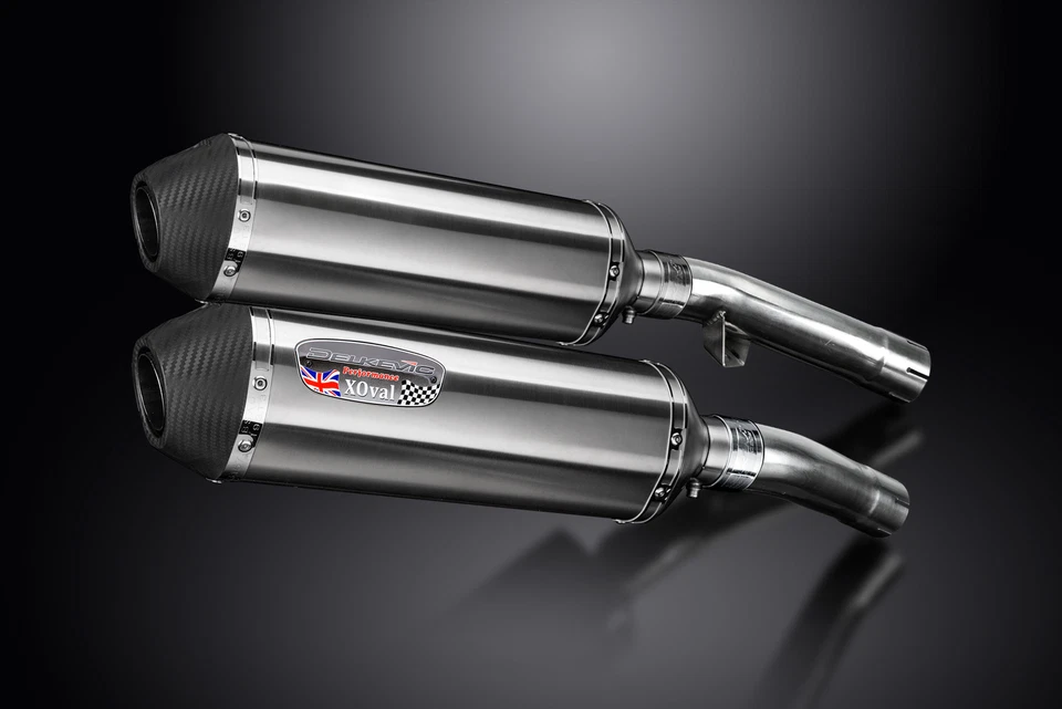 Yamaha FJ1100 FJ1200 1TX 84-88 Kit de silenciador de escape de acero inoxidable XOval 13,5" Foto 2 de 4