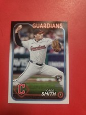 CADE SMITH 2024 TOPPS UPDATE  RC #US134 CLEVELAND  PITCHER