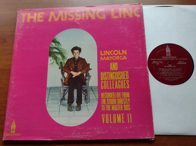 USA LINCOLN MAYORGA The Missing Linc VOL II SHEFFIELD LAB S-10