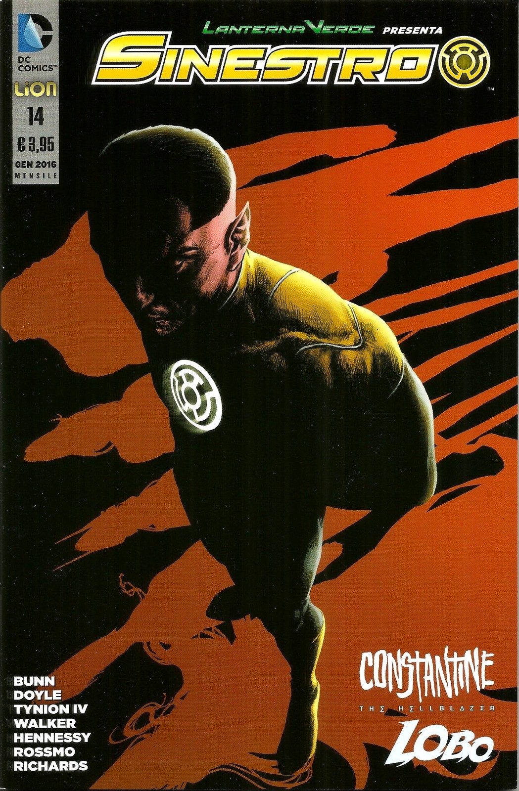 Lanterna Verde Presenta - Sinestro N° 14 - DC Comics - RW Lion - ITA NUOVO #NSF3