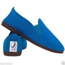 LADIES WOMEN'S  JAVER FLOSSY STYLE  PLIMSOLLS ESPADRILLES FLAT SHOES NEW