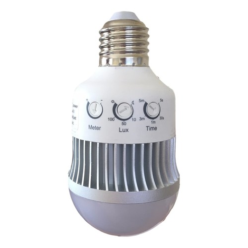 PACK OF 2 LED Motion Sensor Light Globes Housewatch Security 7 Watt Bulbs - Foto 20 di 28