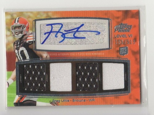 YOU PICK - Cleveland Browns CERTIFIED AUTO GU NUMBERED RC STAR HOF - Picture 28 of 43
