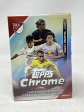 2021 Topps Chrome Soccer MLS Trading Card Factory Sealed Blaster Box New Sealed