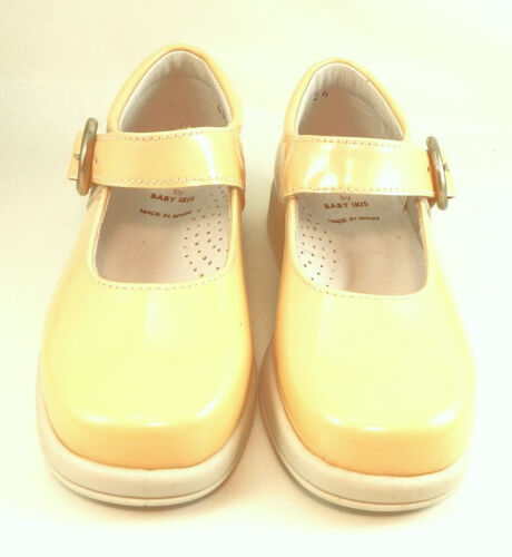 DE OSU-Spanien - Mädchen orange Sherbert Lackleder Anzugschuhe - europäisch - Gr. 10-3 - Bild 5 von 5