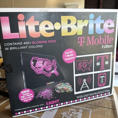 RARE LITE-BRITE T-Mobile Branded 5G Promo Edition - New & Sealed!