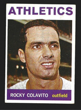 ROCKY COLAVITO 1964 TOPPS #320 (VINTAGE *EX-MT) KANSAS CITY ATHLETICS