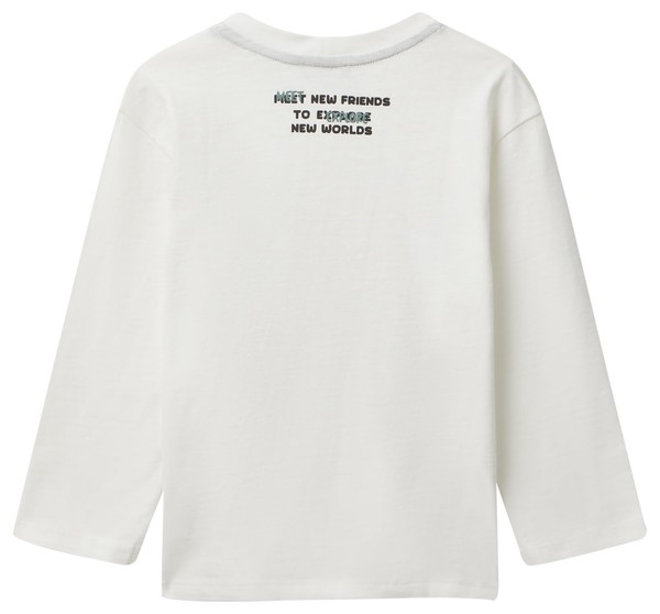 United Colors of Benetton T-Shirt Weiß GrößE M/L 3 Jahre-image