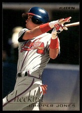 Chipper Jones 1996 Fleer #3 Atlanta Braves FREE SHIPPING AutographDen