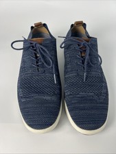 IZOD Breeze Knit Memory Foam Lace Up Oxford Casual Shoes Blue Men's Size 11M