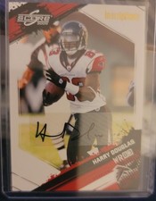HARRY DOUGLAS 2009 Score Inscriptions #12 Autographs FALCONS /50 