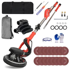 Drywall Sander, 1150W Electric Drywall Sander with Vacuum Dust Collector, 7.2...