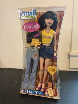 2005 Barbie My Scene Mall Maniacs Mudd Nolee Doll New In Box