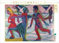 Calvendo Puzzle Ernst Ludwig Kirchner. Skaters, 1924/25 | 1000 Pieces, Finished