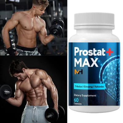 100% PURE Prostat+ Max Formula Supplement for Natural vitamin for health & wellness 60 cap