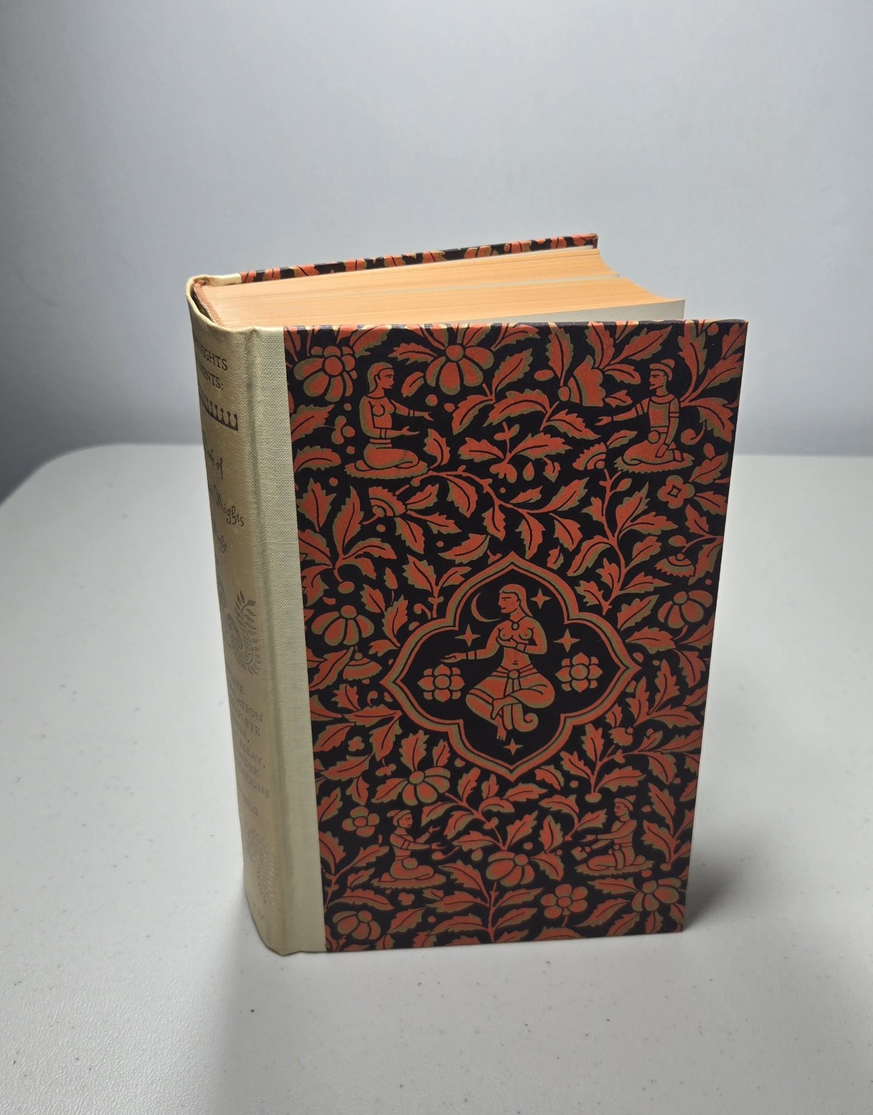 Arabian Nights Entertainments Vol 3 & 4 Heritage Press Richard Burton Slipcase