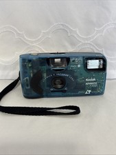 RARE Vintage Kodak Advantix F350 25 mm Camera W/ See-thru Blue Front Untested