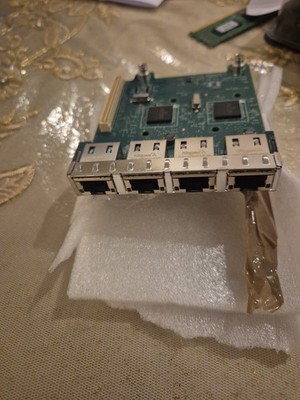 DELL BroadCom 5720-t rNDC 4-Port Gigabit Ethernet Network Daughter Card 0FM487