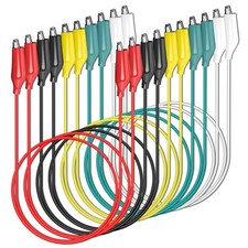Krokodilklemmen Messleitungen Elektrische Tests 10 St&uuml;ck 5 Farben 2,5 mm 18 AWG
