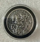 Molon Labe Spartan High Relief 1 Oz .999 Fine Silver Round