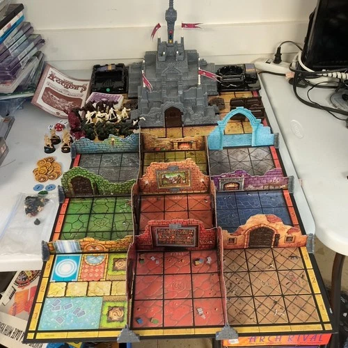 100% Complete 🌟Dark World Board Game Fantasy RPG 2002 Vintage Mattel