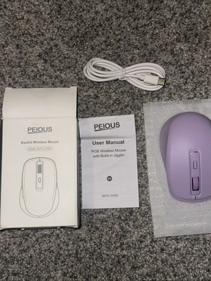 Peious Backlit Wireless Mouse Lylac Purple SEYC-JY203