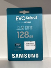 Samsung EVO Select 128 GB Micro SD Card with SD Adapter