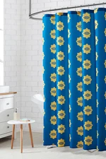Fallout Vault Tec Logo Shower Curtain 71x72 Official Bethesda NEW
