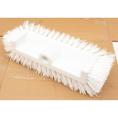 Multi-Level Tile Scrub Brush 12'' Wide Brush Head, Heavy-Duty Tile Cleaning Brush