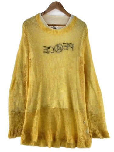 discovered Knit sweater (thin) Mohair YLW