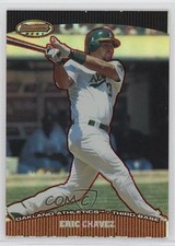 2004 Bowman's Best Red 5/20 Eric Chavez #BB-EC 0b2