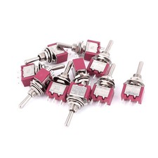 10 x Truck ON-OFF-ON 3 Position SPDT Momentary Toggle Switch AC120V 5A