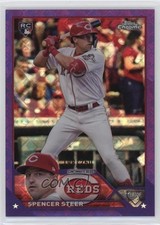 2023 Topps Chrome Logofractor Edition Purple Refractor /250 Spencer Steer 0j8f