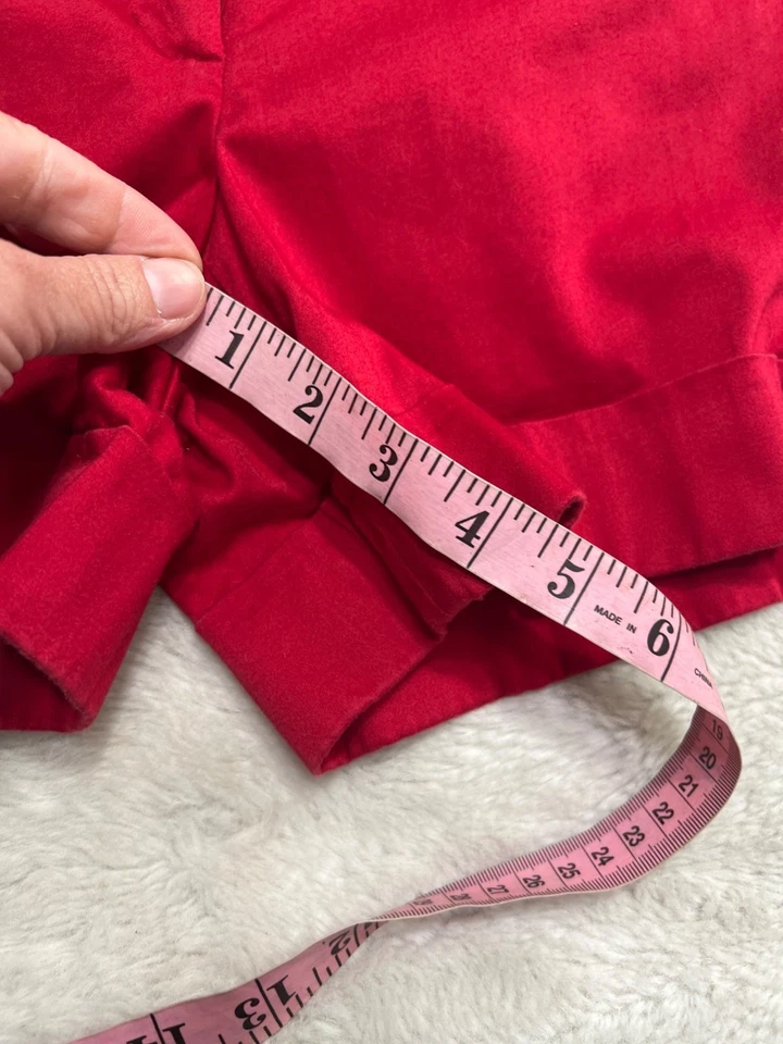 Pantalones cortos rojos para mujer White House Black Market talla 4 Foto 4 de 4